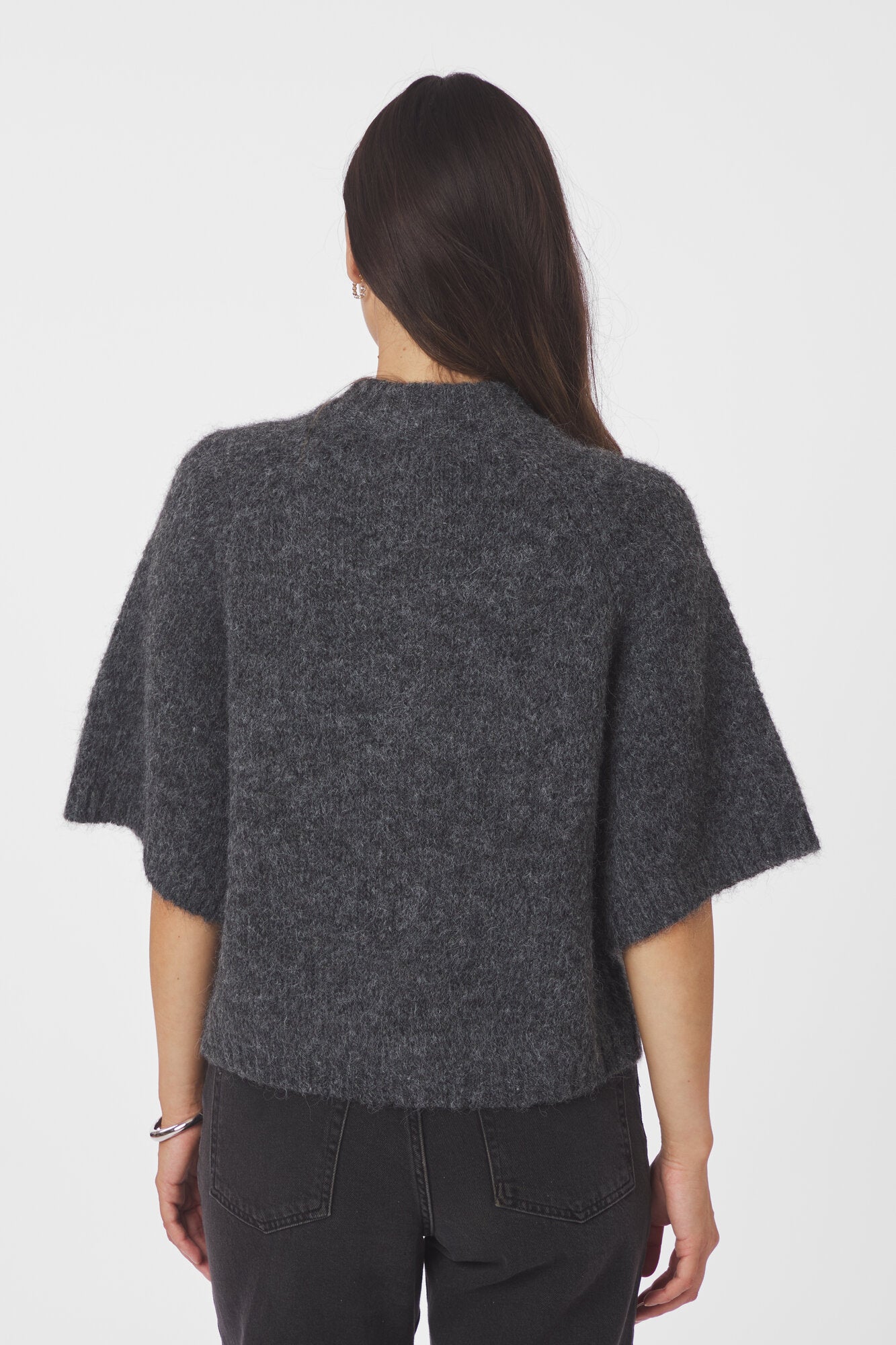 Benuta Fluffy cardigan - Antracit Melange